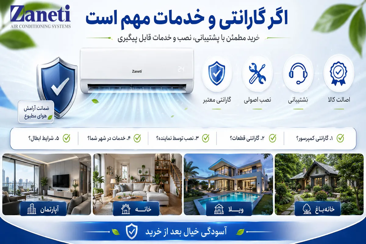 اگر گارانتی و خدمات پس از فروش برایتان مهم است