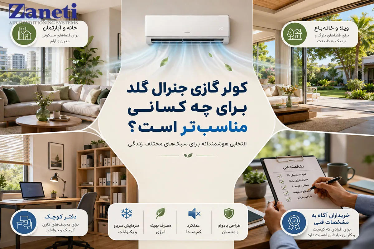 کولر گازی جنرال گلد برای چه کسانی مناسبتر است؟ 1