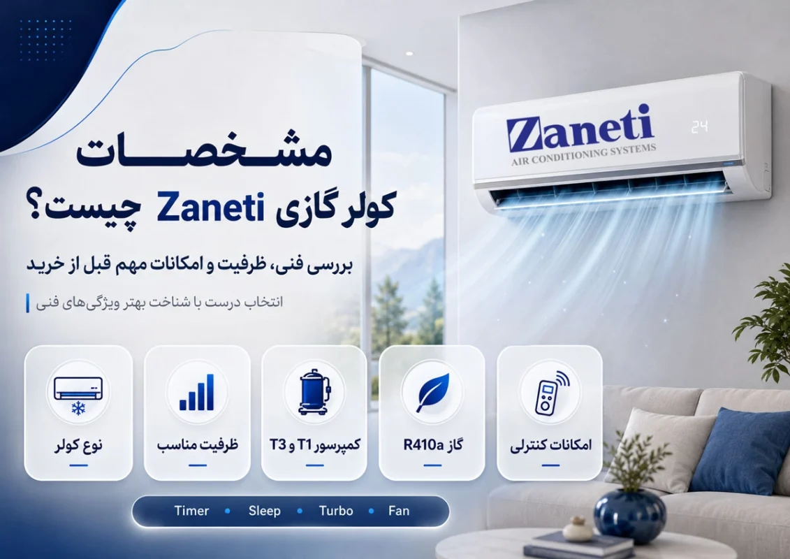 مشخصات کولر گازی زانتی چیست؟