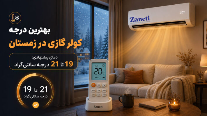 بهترین درجه کولر گازی در زمستان