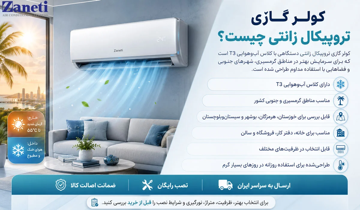 کولر گازی تروپیکال زانتی چیست